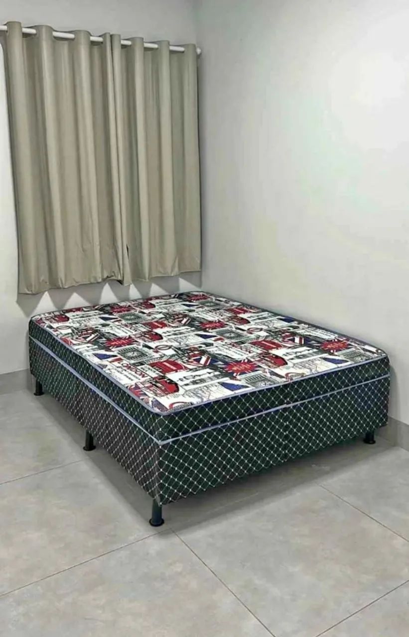 Cama Box Novas Casal  E Solteiro 