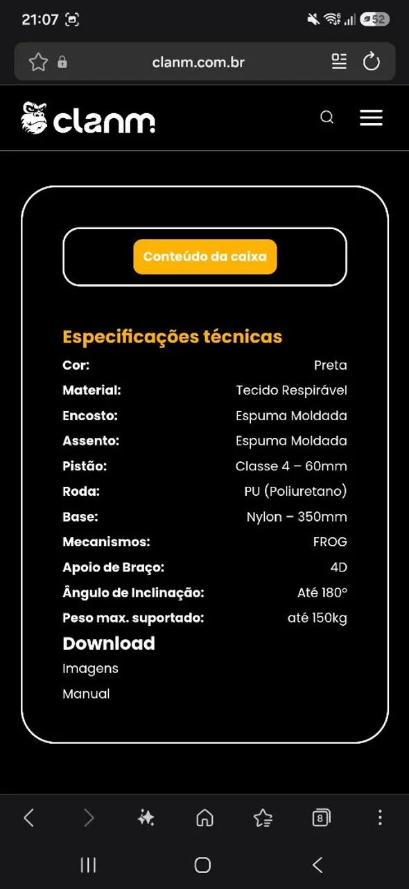 Cadeira Ergonômica até 150kg - Foto 5
