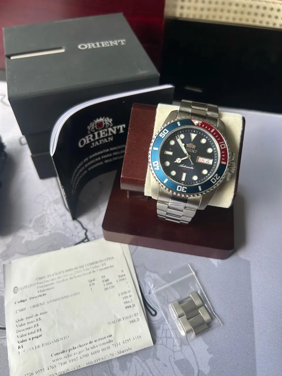 Orient Automático Submariner Pepsi - Foto 3