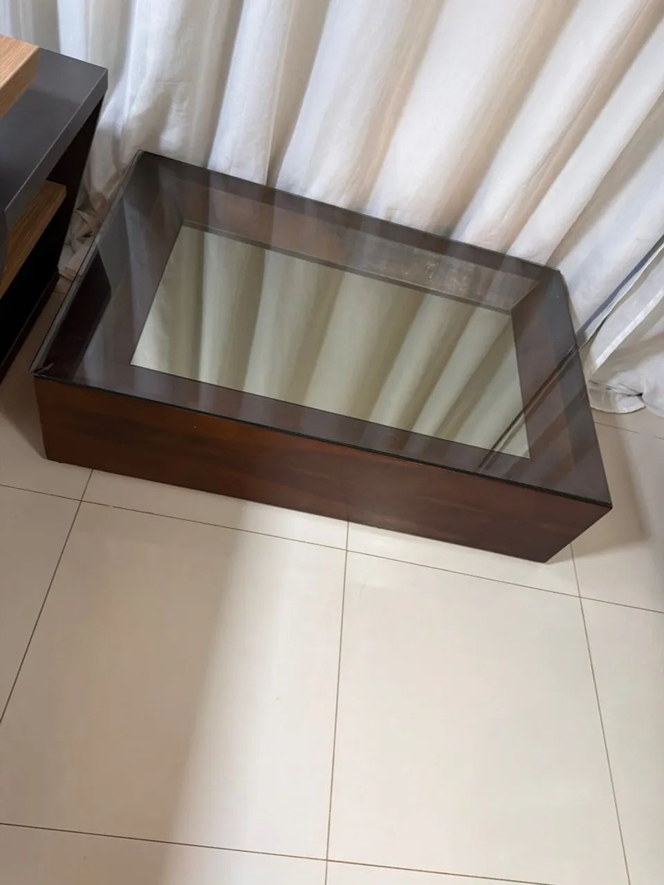 Mesa de centro madeira mdf 
