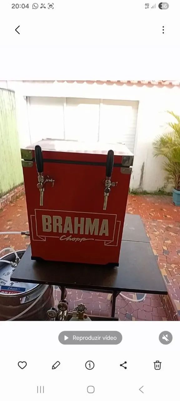 Chopeira 2 torneiras completa 