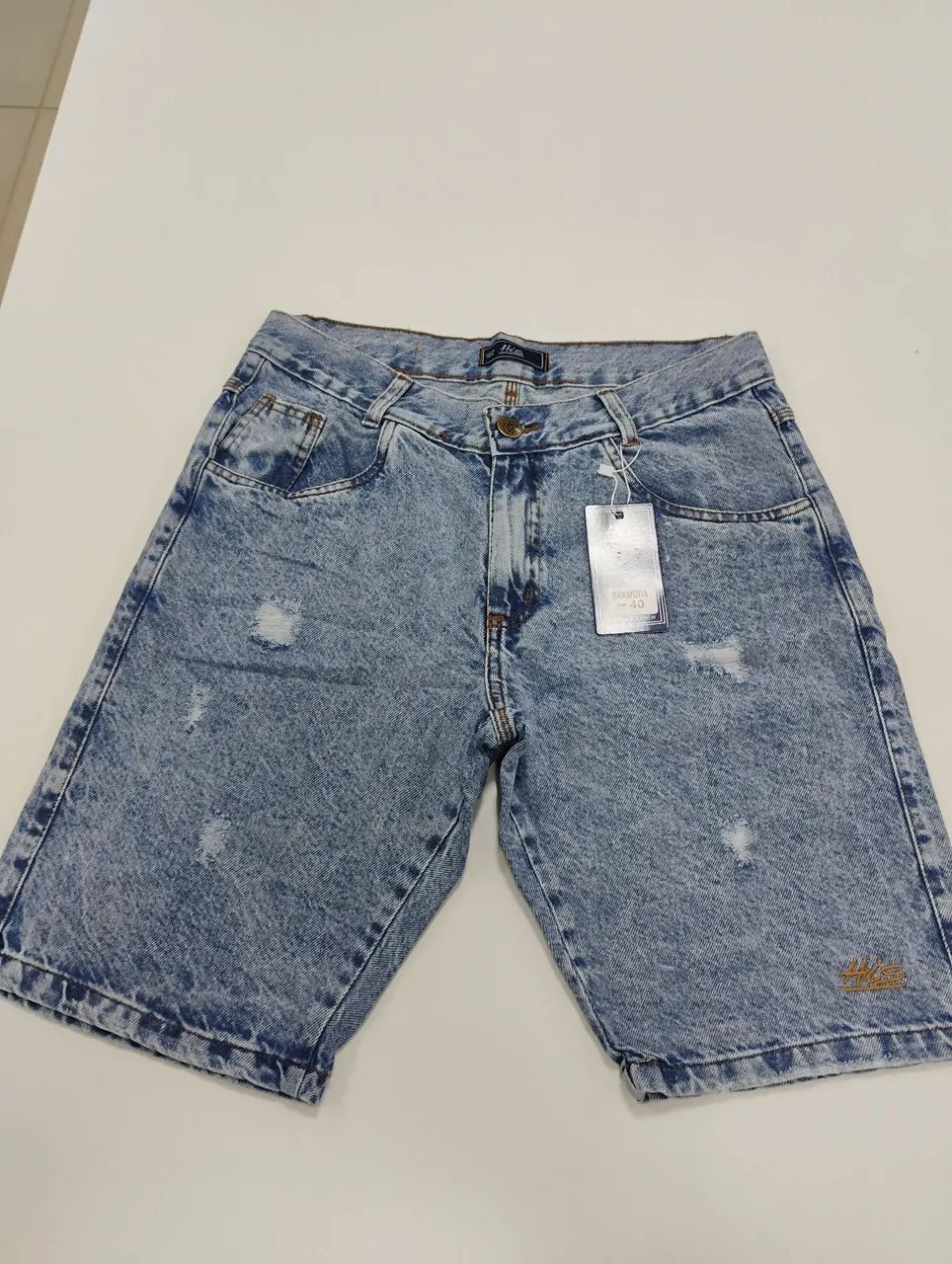 Bermuda jeans no atacado  - Foto 4