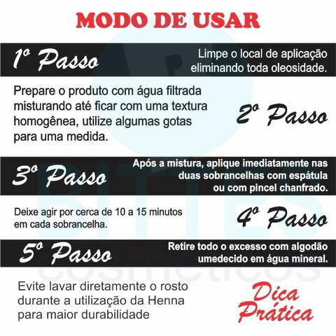 Henna Japonesa Bittes Cosméticos - Foto 4