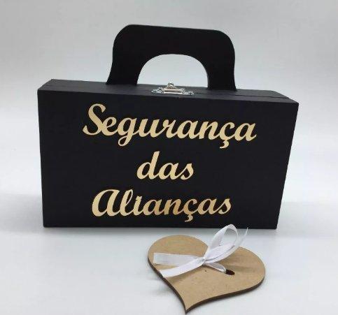 Vendo quatro plaquinhas de casamento e uma maleta segurança das alianças - Foto 2