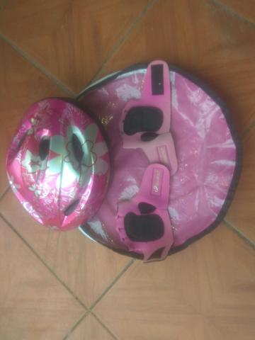 Capacete e luva bicicleta - Foto 2