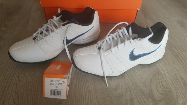 nike air couro branco