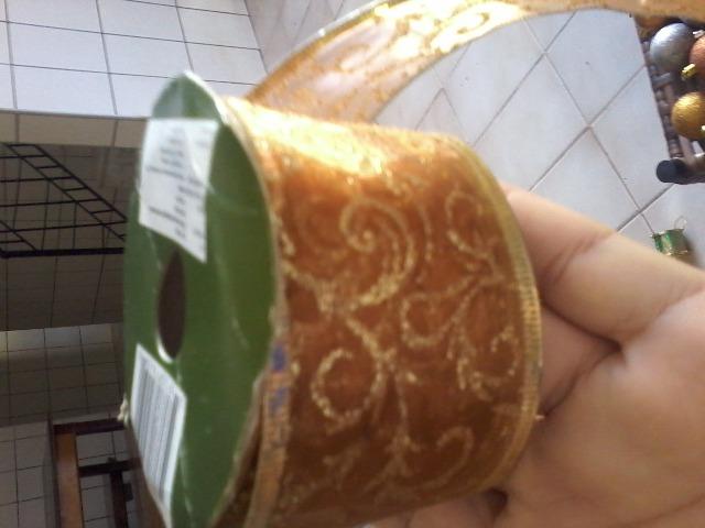 Decoração pra árvore natal fita pra laços. - Foto 4