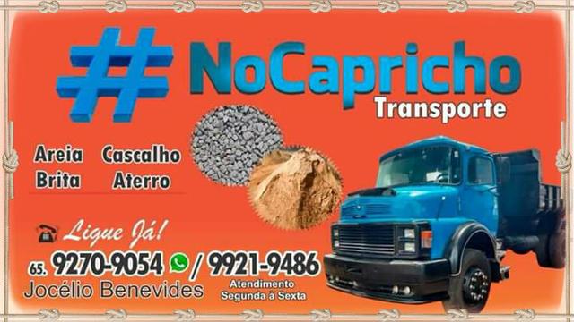 Areia, Brita, Pedrisco, Aterro. Atendemos região da grande CPA