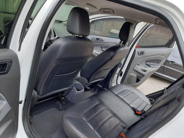 Ecosport branco2015,banco de couro,rodas de liga leve aro 15,unico dono - Foto 5