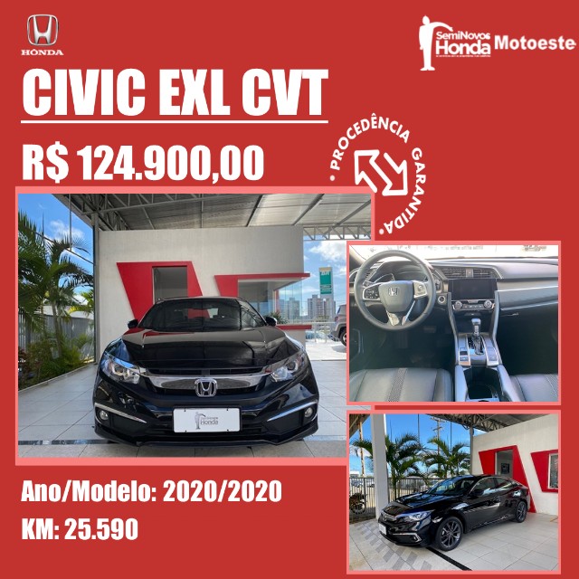 HONDA CIVIC EXL CVT