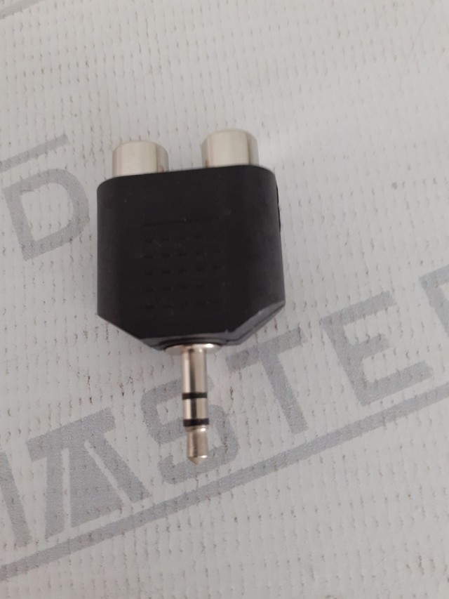 Adaptador: 1P2 X 2rca fêmea. Novo.  - Foto 2