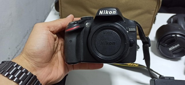 Câmera Profissional Nikon D3200 - 2 lentes (18 200)(18 55) - Foto 3