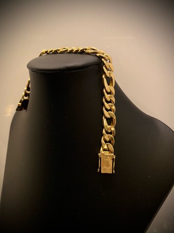 Pulseira Grumet 3x1 em ouro 18k 20,7 gramas - Foto 3