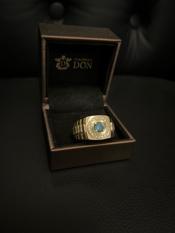 Anel Diamante Azul Ocean 1,2 ct