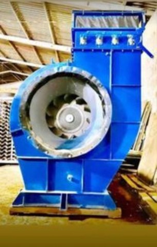 Ventilador centrífugo alta vazão 47.000 Am 3 / h<br>Exaustor coletor alta pressão