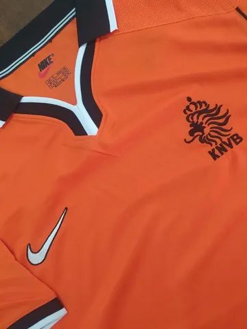 Camisa Holanda Retrô 1998 Laranja - Nike