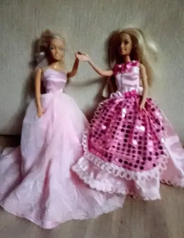 Vestido Infantil Barbie / Roupa de Menina da Barbie com Tiara, Roupa  Infantil para Menina Nunca Usado 88941184