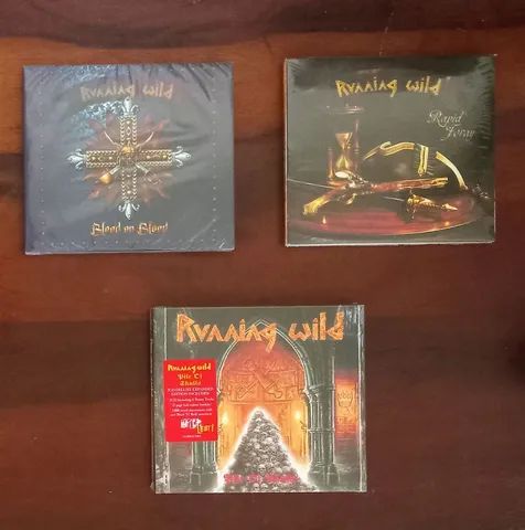 CDs lacrados Running Wild importado nacional 