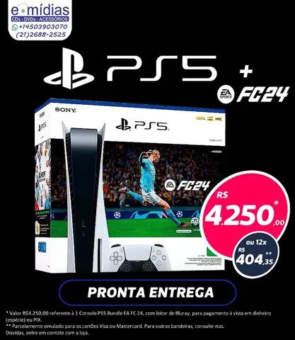 Playstation 5 Sony 825gb Bundle Ea Sports Fc 24 Midia Física