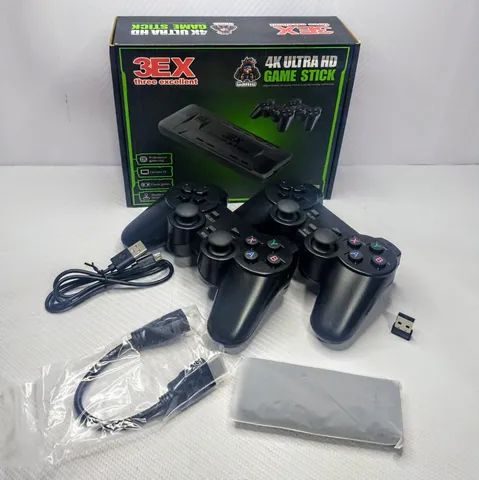 Novo Game Stick 4k + Controle Ps5 Ampown U10 + 10.000 Jogos