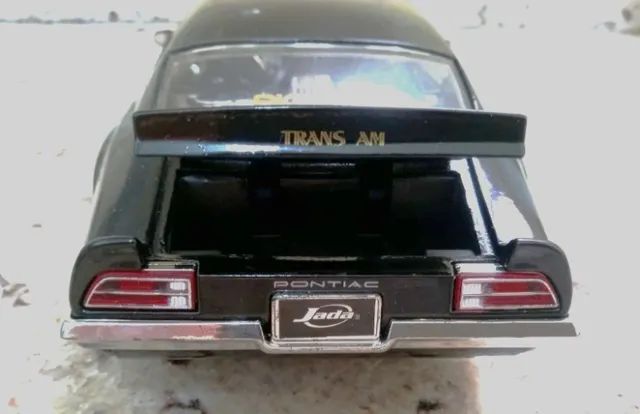 1972 Pontiac Firebird Trans Am, Black - Jada Toys Bigtime Muscle 1/24 Diecast Model - Foto 4