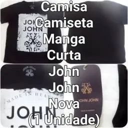 1 Camisa Camiseta John John Masculina - Roupas - Brotas, Salvador  1246192920