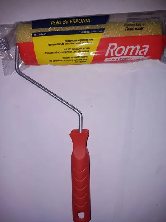 Kit 10 Rolos de Espuma 15 cm Roma