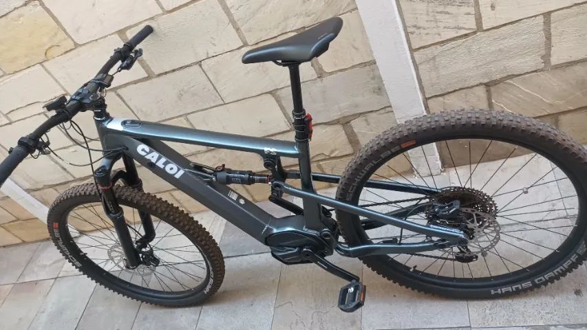 Bicicleta Elétrica Caloi 2021 E-vibe Elite Fs Aro 29 E-7000 12v tamanho G - Foto 5