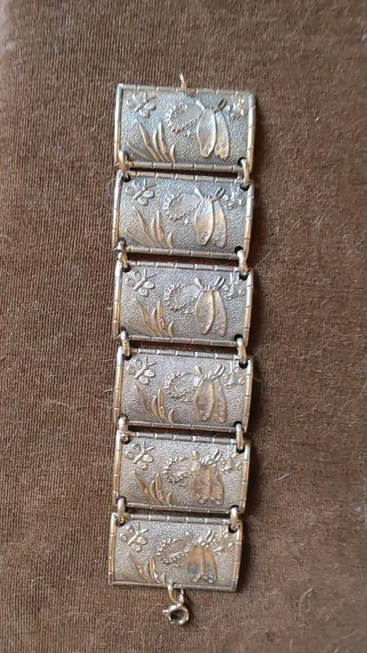 Pulseira Escrava em Prata Portuguesa Antiga - 71,7g