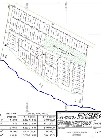 Lote 26 de setembro 700m2 avenida principal condomínio Evora, com portão eletrônico - Foto 5