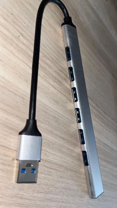 Hub USB De Alta Velocidade 3.0 7 Portas Multi Splitter