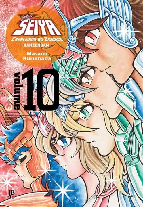 Cavaleiros do Zodíaco Kanzenban volume 10 JBC capa dura lacrado