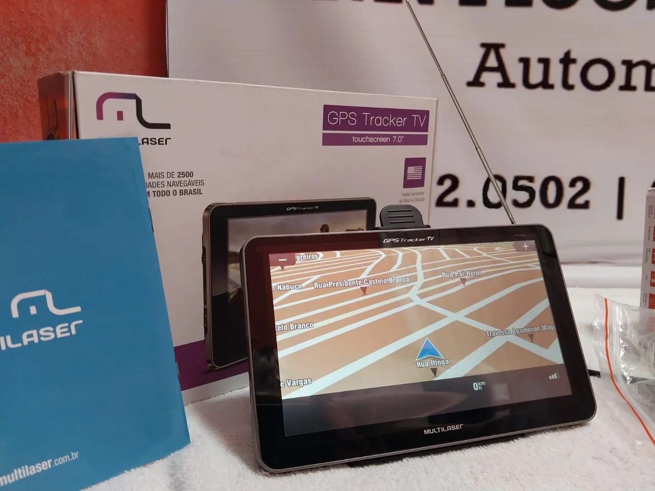 GPS Multilaser e importado tela de 4, 3 e 7 polegadas aceito cartão! - Foto 4