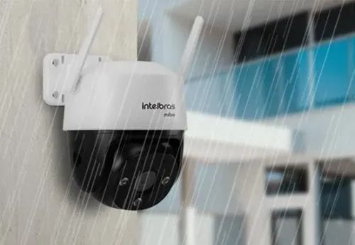 Câmera Externa Inteligente iM7 Full Color Branco Intelbras Instalada com Cartão 32G - Foto 2