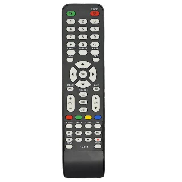Controle Remoto Tv Lcd Led Cce Rc-512 Stile - Novo