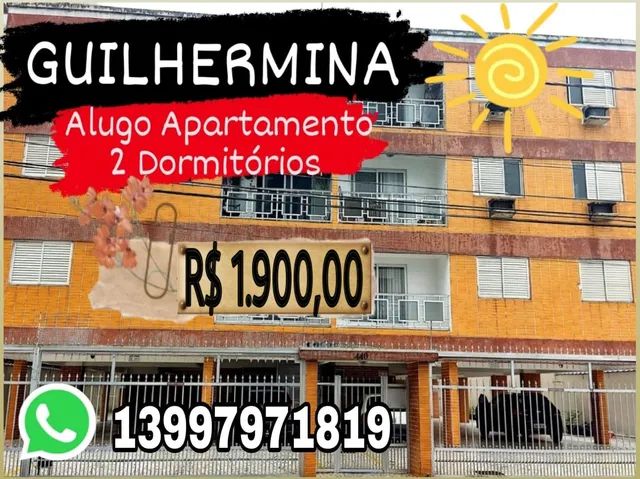 Captação de Apartamento para locação na Rua Panamá, Guilhermina, Praia Grande, SP