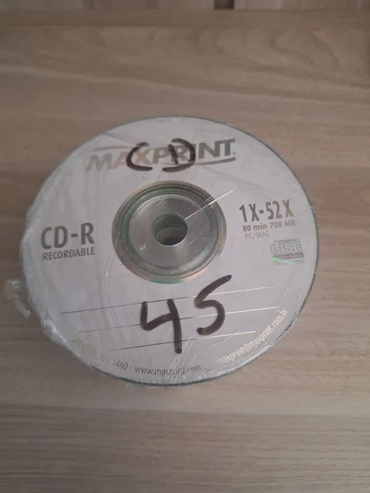 Pack de 45 CD-R 52X 800min 700MB