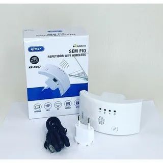 Repetidor De Sinal Wifi Amplificador Kp3007 Sinal Forte
