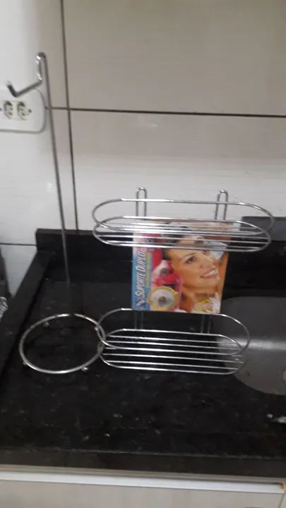 Porta-toalhas de Banheiro em Aço Inox