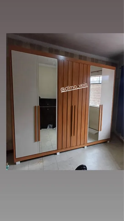Guarda roupa casal 100% MDF Amanda