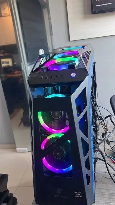 PC Gamer Completo Monitor 24pl Ryzen 5 5600gt 16 gb ram 512gb Ssd - Foto 4