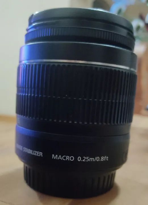 Lente Canon EFS 18-55mm Image Stabilizer - Foto 4