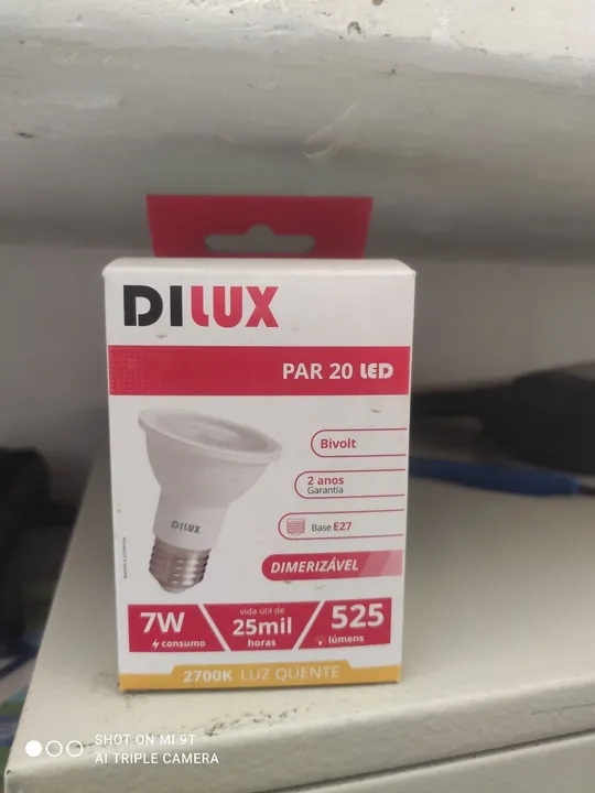 Lâmpada led luz quente