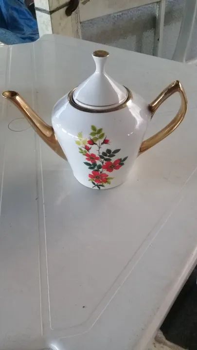 bule porcelana antigo pozzani