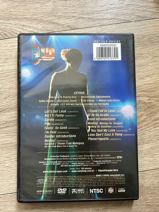 DVD Jennifer Lopez - Let?s get Loud  - Foto 2