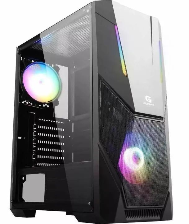 Gabinete Gamer Fortrek Mid Tower Black Hawk RGB Preto Loja Coimbra Computadores  - Foto 6
