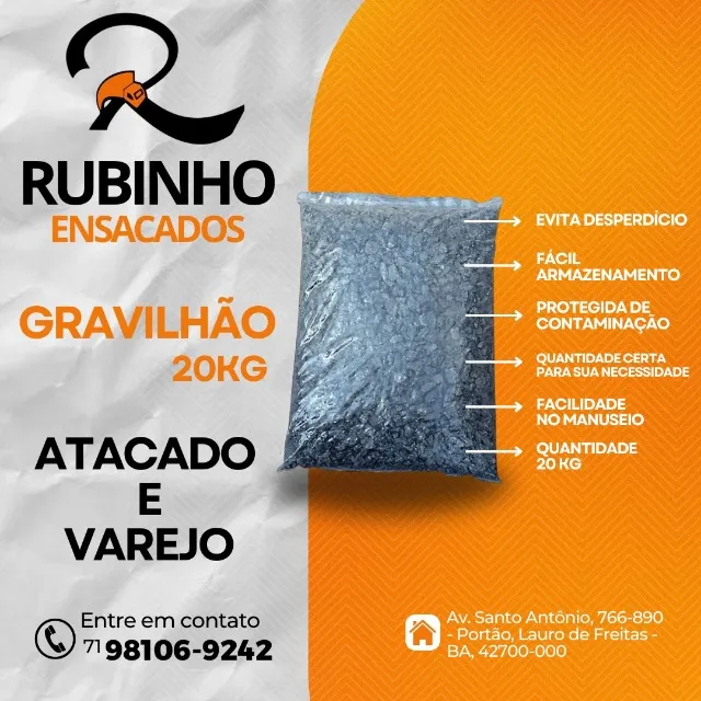 Gravilhão Ensacado