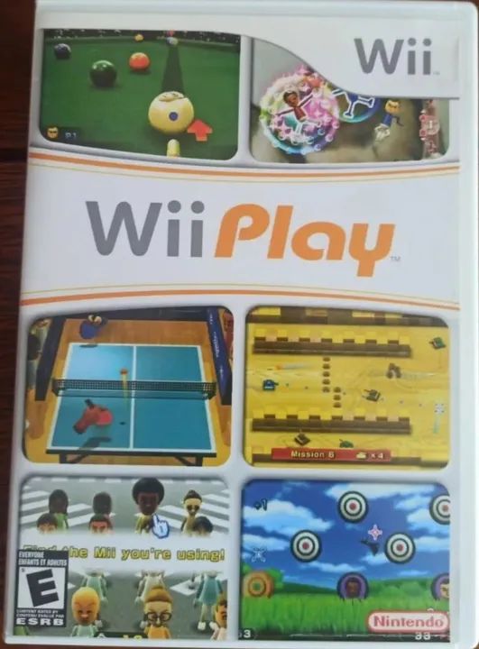 Wii Play - Midia Física Em Perfeito Estado.