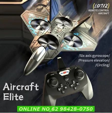 Avião Brinquedo de Controle Remoto RC Aircraft V17 Fighter Model Airplane Planador