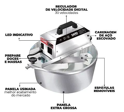 Misturadora 10L bivolt SARO - Foto 2